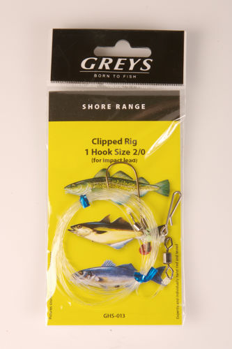 Greys Shore 1 Hook Clipped IMPACT LEAD